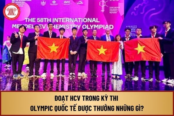 Đoạt HCV trong kỳ thi Olympic quốc tế được thưởng những gì? Đoạt HCV trong kỳ thi Olympic quốc tế thưởng bao nhiêu tiền?