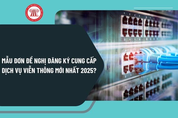 Mẫu đơn đề nghị đăng ký cung cấp dịch vụ viễn thông mới nhất 2025 theo Nghị định 163 như thế nào?