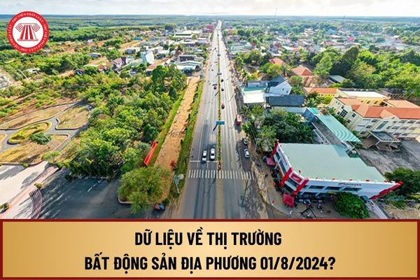 Dữ liệu về thị trường bất động sản địa phương từ ngày 01/8/2024 được quy định như thế nào?