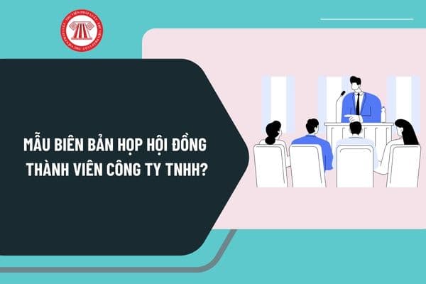 Mẫu biên bản họp hội đồng thành viên Công ty TNHH mới nhất? Tải mẫu biên bản họp hội đồng thành viên Công ty TNHH ở đâu?