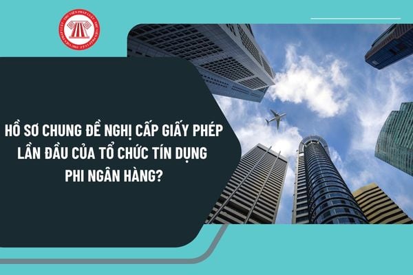 Hồ sơ chung đề nghị cấp Giấy phép lần đầu của tổ chức tín dụng phi ngân hàng theo Thông tư 57 gồm những gì?