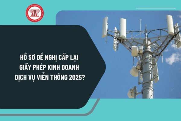 Hồ sơ đề nghị cấp lại giấy phép kinh doanh dịch vụ viễn thông 2025 theo Nghị định 163 bao gồm những gì?