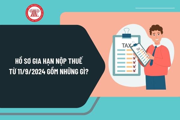 Hồ sơ gia hạn nộp thuế từ ngày 11/9/2024 gồm những gì? Tên mẫu đơn, mẫu tờ khai thủ tục gia hạn nộp thuế ra sao?