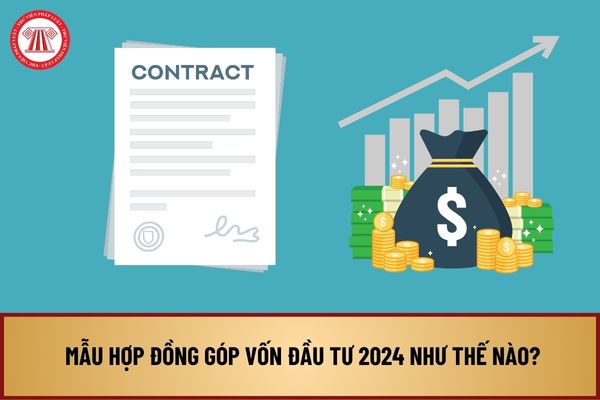 Mẫu Hợp đồng góp vốn đầu tư 2024 như thế nào? Tải về mẫu Hợp đồng góp vốn đầu tư 2024 ở đâu?