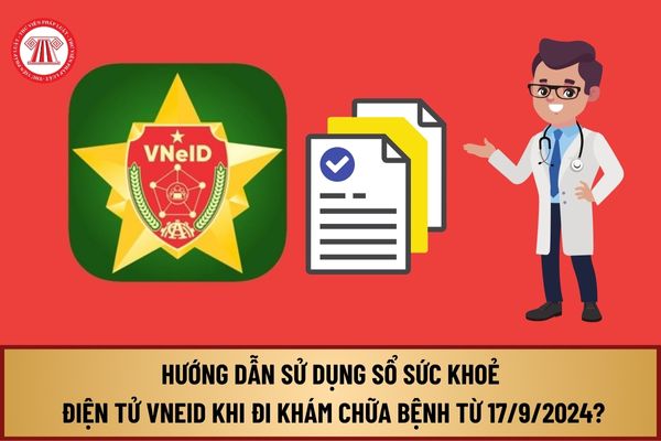 Các bước hướng dẫn sử dụng Sổ sức khoẻ điện tử VNeID khi đi khám chữa bệnh từ ngày 17/9/2024 như thế nào?