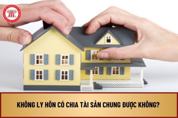 Không ly hôn có chia tài sản chung được không? Hậu quả của việc chia tài sản chung trong thời kỳ hôn nhân là gì?