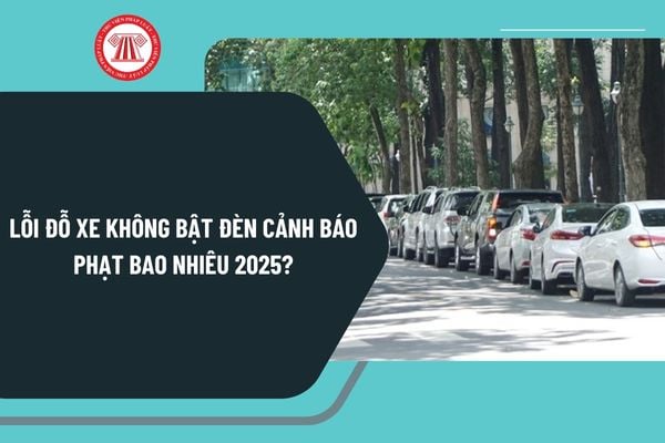 Lỗi đỗ xe không bật đèn cảnh báo phạt bao nhiêu 2025? Lỗi đỗ xe không bật đèn cảnh báo gây tai nạn phạt bao nhiêu?