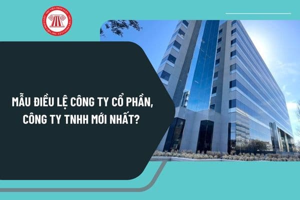 Mẫu điều lệ Công ty Cổ phần, Công ty TNHH mới nhất? Tải mẫu điều lệ Công ty Cổ phần, điều lệ Công ty TNHH ở đâu?