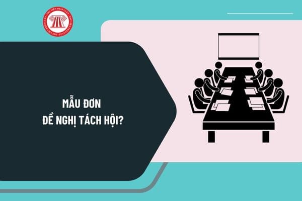 Mẫu Đơn đề nghị tách hội mới nhất? Hướng dẫn lập đơn đề nghị tách hội? Tải về mẫu đơn đề nghị tách hội ở đâu?