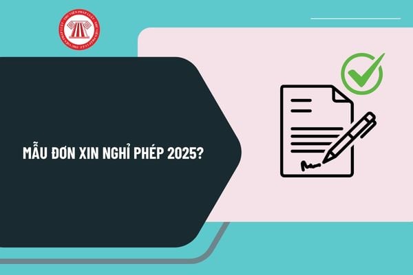 Mẫu đơn xin nghỉ phép 2025 chi tiết? Tải về mẫu đơn xin nghỉ phép 2025 thuyết phục công ty? 