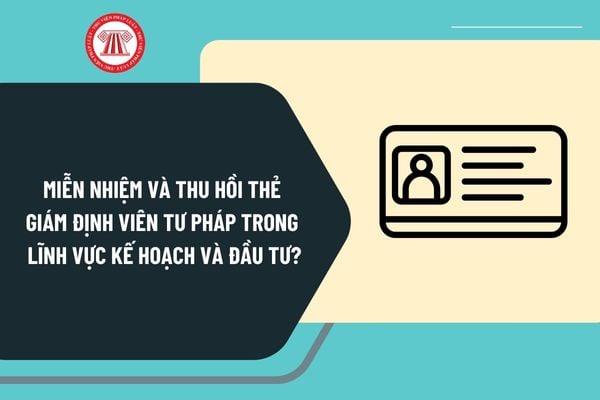 Miễn nhiệm và thu hồi thẻ giám định viên tư pháp trong lĩnh vực kế hoạch và đầu tư năm 2025 ra sao?