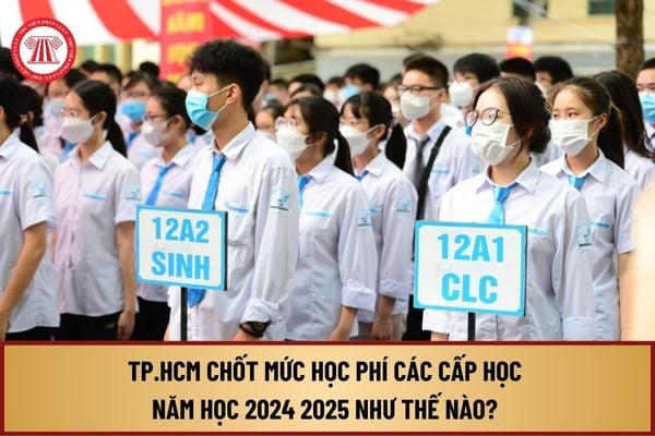 TP.HCM chốt mức học phí các cấp học năm học 2024 2025 như thế nào? Chi tiết mức học phí ra sao?