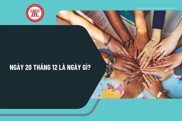 Ngày 20 tháng 12 là ngày gì? Ngày 20 tháng 12 là ngày gì trên thế giới? Ngày 20 tháng 12 năm 2024 là ngày mấy âm lịch?