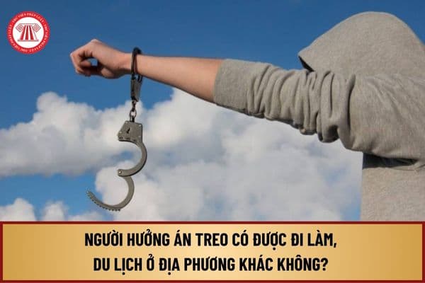 Người hưởng án treo có được đi làm, du lịch ở địa phương khác không? Nghĩa vụ của người được hưởng án treo ra sao?