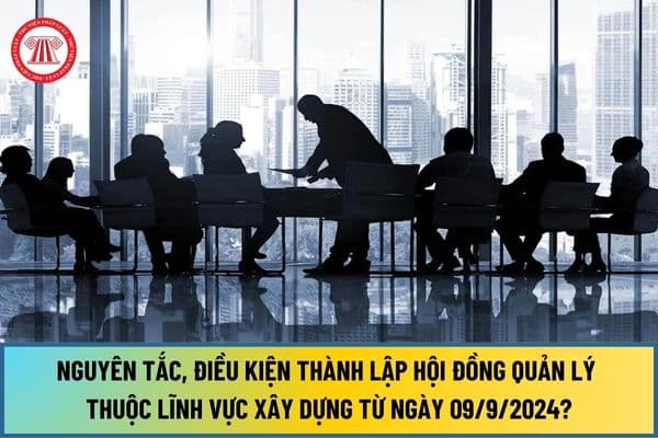 Nguyên tắc, điều kiện thành lập Hội đồng quản lý thuộc lĩnh vực xây dựng từ ngày 09/9/2024 theo Thông tư 03 ra sao?