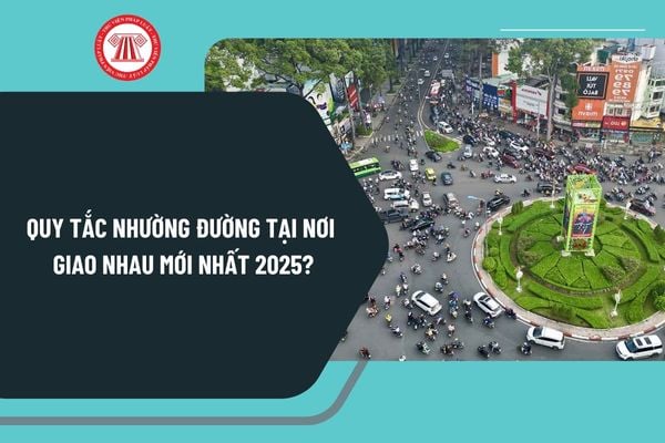 Quy tắc nhường đường tại nơi giao nhau mới nhất 2025? Nguyên tắc bảo đảm trật tự, an toàn giao thông đường bộ ra sao?