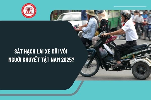 Sát hạch lái xe đối với người khuyết tật năm 2025 ra sao? Chuẩn bị kỳ sát hạch quy định như thế nào?