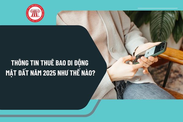 Thông tin thuê bao di động mặt đất năm 2025 như thế nào? Lưu giữ thông tin thuê bao di động mặt đất ra sao?