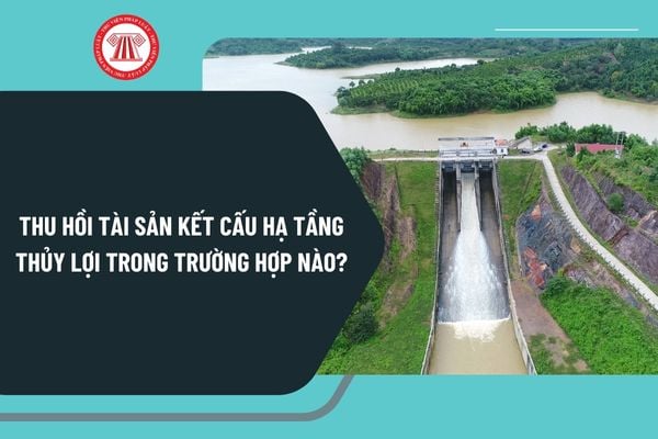 Thu hồi tài sản kết cấu hạ tầng thủy lợi trong trường hợp nào? Trình tự, thủ tục thu hồi tài sản kết cấu hạ tầng thủy lợi ra sao?