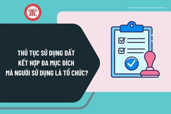 Thủ tục sử dụng đất kết hợp đa mục đích mà người sử dụng là tổ chức ở cấp tỉnh theo Quyết định 2124 thực hiện ra sao?