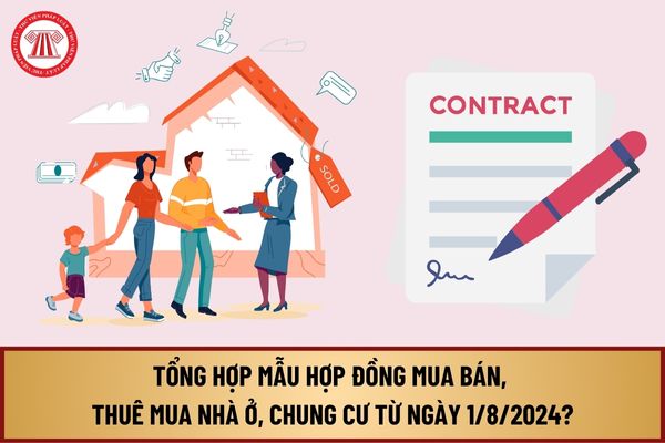 Tổng hợp mẫu Hợp đồng mua bán, thuê mua nhà ở, chung cư từ ngày 1/8/2024 tại Nghị định 96 như thế nào?