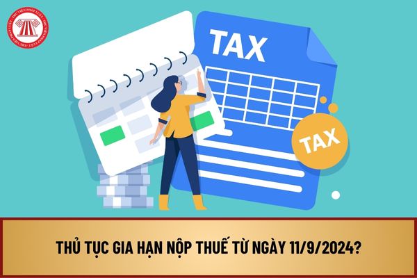 Trình tự, thủ tục gia hạn nộp thuế từ ngày 11/9/2024 thực hiện theo Quyết định 2127 như thế nào?