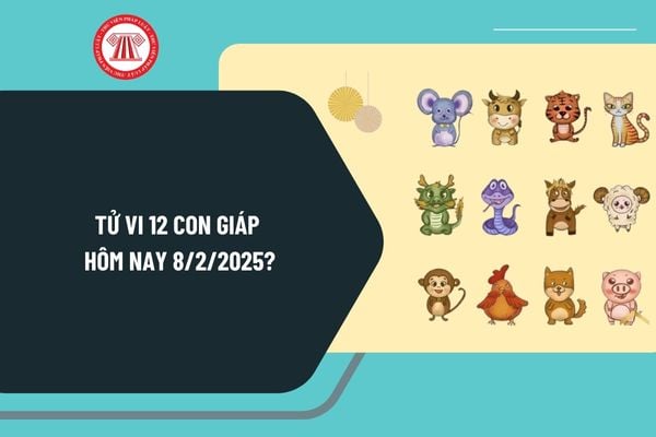 Tử vi 12 con giáp hôm nay 8/2/2025? Tử vi 12 con giáp hôm nay 8 2 2025 có tốt không? Mê tín dị đoan có bị truy cứu trách nhiệm hình sự không?