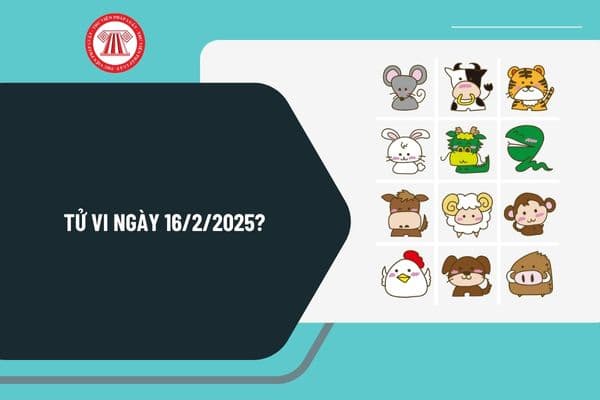 Tử vi ngày 16 2 2025? Xem tử vi ngày 16 tháng 2 năm 2025 của 12 con giáp? Tử vi hôm nay ngày 16 2 2025 có tốt không?