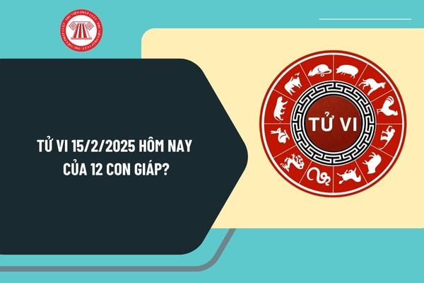 Tử vi 15 2 2025 hôm nay của 12 con giáp? Tử vi ngày 15 tháng 2 năm 2025 có tốt không? Ngày 15 2 2025 là ngày mấy âm?