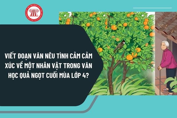 Viết đoạn văn nêu tình cảm cảm xúc về một nhân vật trong văn học Quả ngọt cuối mùa lớp 4 chọn lọc?