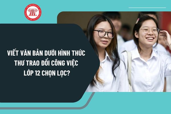 Viết văn bản dưới hình thức thư trao đổi công việc lớp 12 chọn lọc? Mẫu bài viết văn bản dưới hình thức thư trao đổi công việc hay nhất?