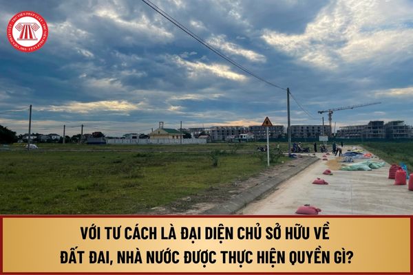 Với tư cách là đại diện chủ sở hữu về đất đai, Nhà nước được thực hiện quyền gì theo Luật Đất đai 2024?