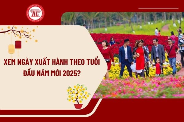 Xem ngày xuất hành theo tuổi đầu năm mới 2025? Ngày tốt xuất hành đầu xuân 2025? Lịch đi làm lại sau Tết Âm lịch 2025?