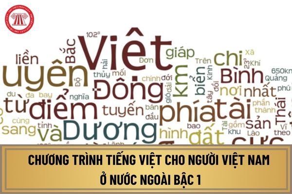 Chương trình Tiếng Việt cho người Việt Nam ở nước ngoài bậc 1 có các nội dung gì về kỹ năng nghe?