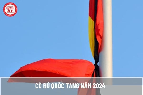 Treo cờ rủ Quốc tang năm 2024 như thế nào? Hình ảnh cờ rủ Quốc tang như thế nào? Đối tượng nào phải treo cờ rủ Quốc tang?