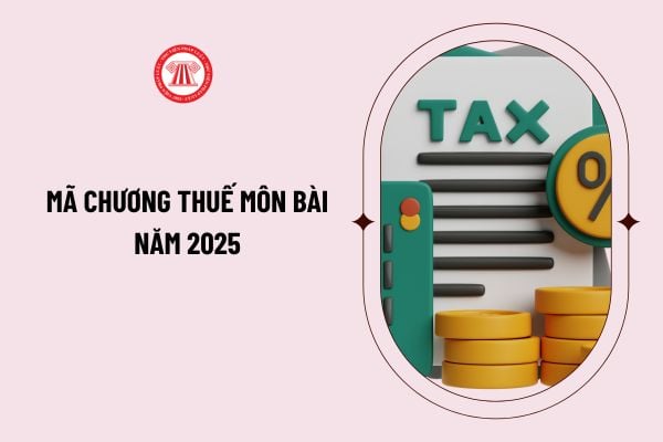 Mã chương thuế môn bài năm 2025? Tra cứu mã chương thuế môn bài năm 2025 như thế nào?