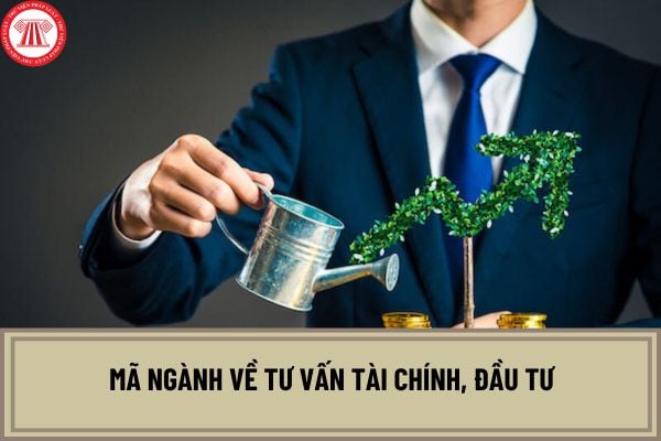 Mã ngành theo Hệ thống ngành kinh tế Việt Nam về hoạt động tư vấn tài chính, đầu tư