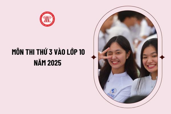 Môn thi thứ 3 vào lớp 10 năm 2025? Sẽ có 2 phương án lựa chọn môn thi, bài thi thứ 3 vào lớp 10 năm 2025?