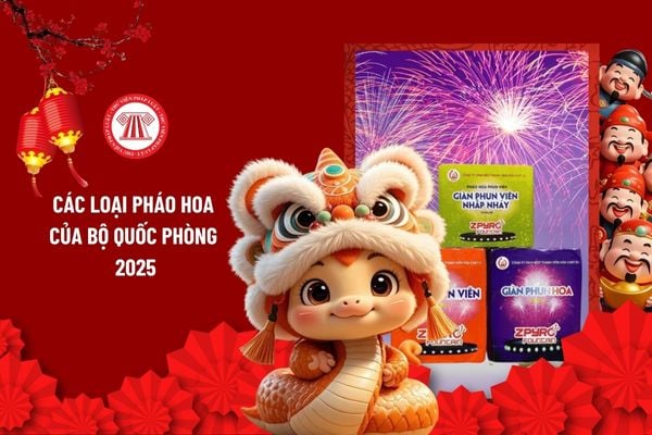 Các loại pháo hoa của Bộ Quốc phòng 2025? Giá từng loại pháo hoa của Bộ Quốc phòng năm 2025?