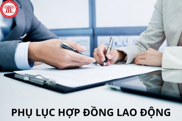 Phụ lục hợp đồng lao động có được sửa đổi thời hạn của hợp đồng lao động không? Phụ lục hợp đồng là gì?