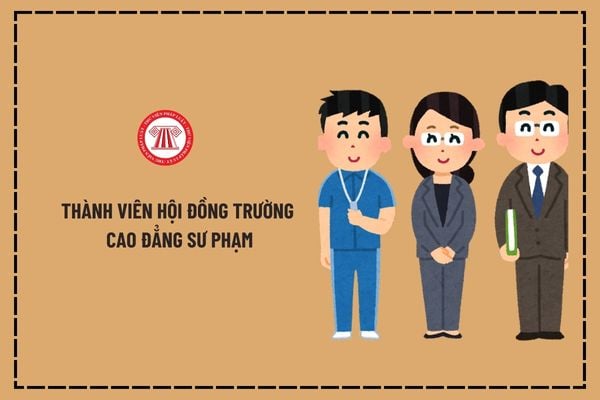 Đối với thành viên hội đồng trường cao đẳng sư phạm thì thành viên ngoài nhà trường bắt buộc phải là các giáo viên?