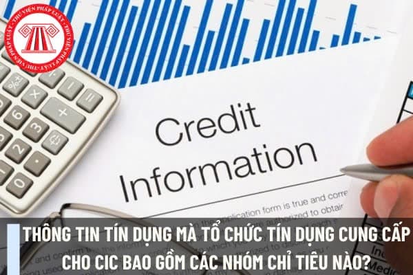 Thông tin tín dụng mà tổ chức tín dụng cung cấp cho CIC bao gồm các nhóm chỉ tiêu nào? Đối tượng nào được cung cấp thông tin tín dụng?