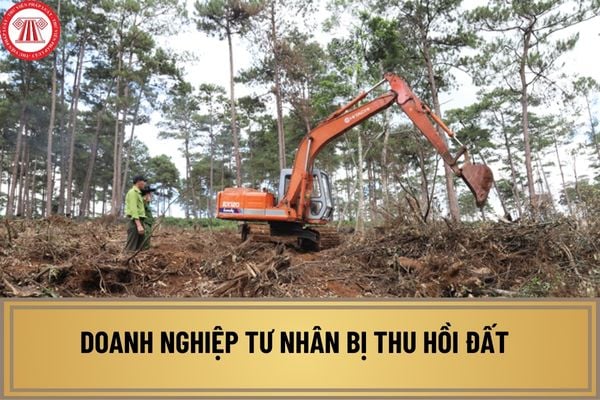 Doanh nghiệp tư nhân bị thu hồi đất thì số tiền nhận từ bồi thường có tính nộp thuế GTGT hay không?