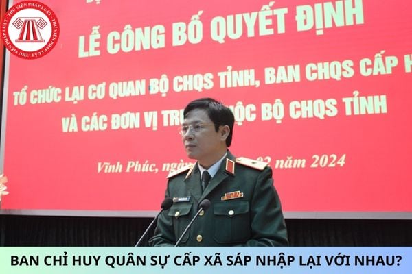 Sau khi Ban chỉ huy quân sự cấp xã sáp nhập lại với nhau, nội dung con dấu có thay đổi thì liên hệ đơn vị nào để cấp mới/cấp đổi?