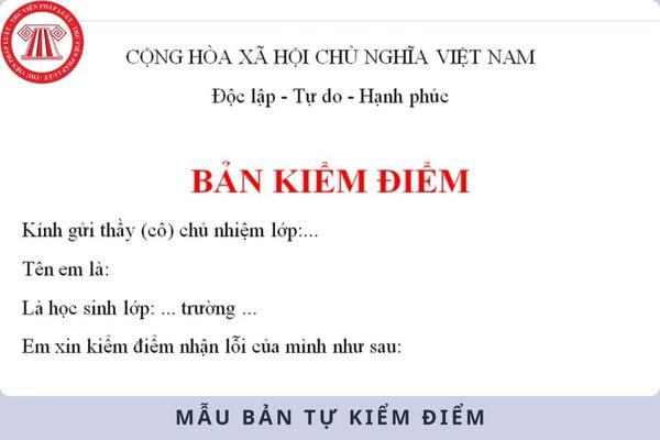 Mẫu bản tự kiểm điểm học sinh cấp 2 và hướng dẫn cách viết mới nhất 2025?