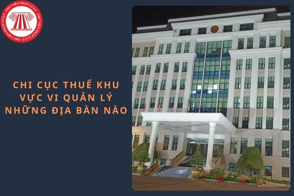 Chi cục Thuế khu vực VI quản lý những địa bàn nào? Chi cục Thuế khu vực VI có bao nhiêu Đội Thuế cấp huyện?