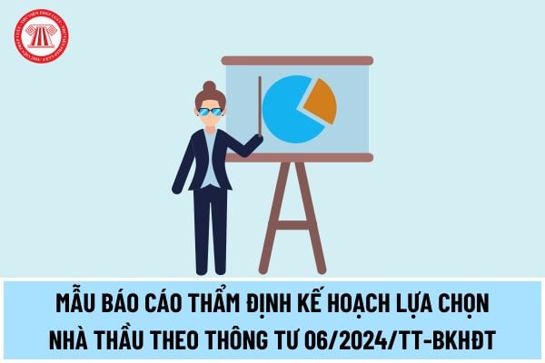 Mẫu Báo cáo thẩm định kế hoạch lựa chọn nhà thầu theo Thông tư 06/2024/TT-BKHĐT mới nhất 2024 thế nào?