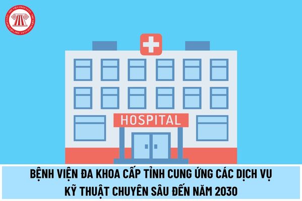 Các bệnh viện đa khoa cấp tỉnh nào cung ứng các dịch vụ kỹ thuật chuyên sâu cho người dân đến năm 2030?