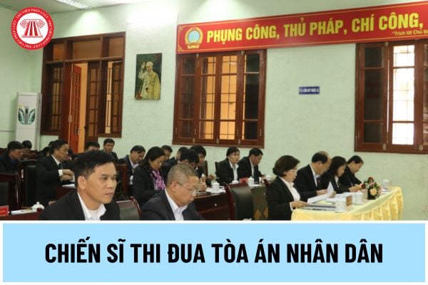 Tiêu chuẩn xét tặng danh hiệu Chiến sĩ thi đua Tòa án nhân dân hàng năm từ 11/6/2024 thế nào?