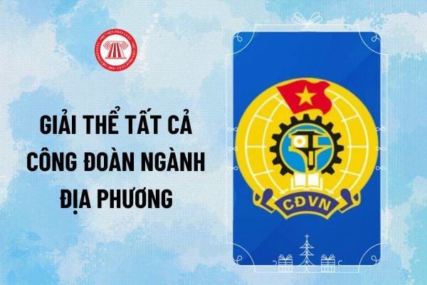 Giải thể tất cả công đoàn ngành giáo dục, y tế, công thương tại địa phương không thực hiện thí điểm đúng không?